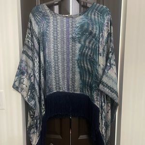 ALEXIS - silk blouse - WORN ONCE. Size: XS/S